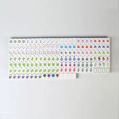 Lotus Pink Acrylic Mahjong Tiles